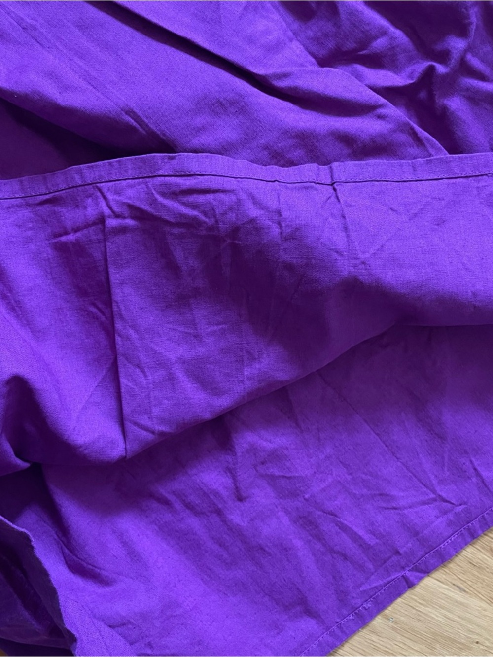 Rove JOIE Midi Dress in purple linen size Small - Picture 7 of 14